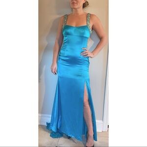 Jovani Gown with High Slit